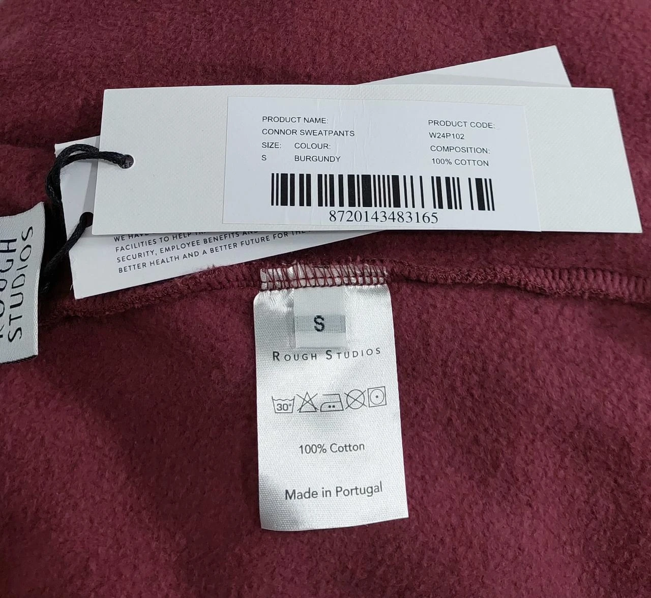 Rough Studios connor sweatpants - burgundy S – photo 4